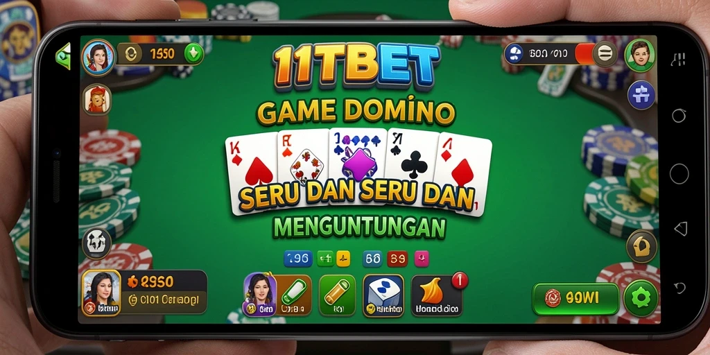 Tampilan gameplay seru dari 11TBET dalam permainan Domino.