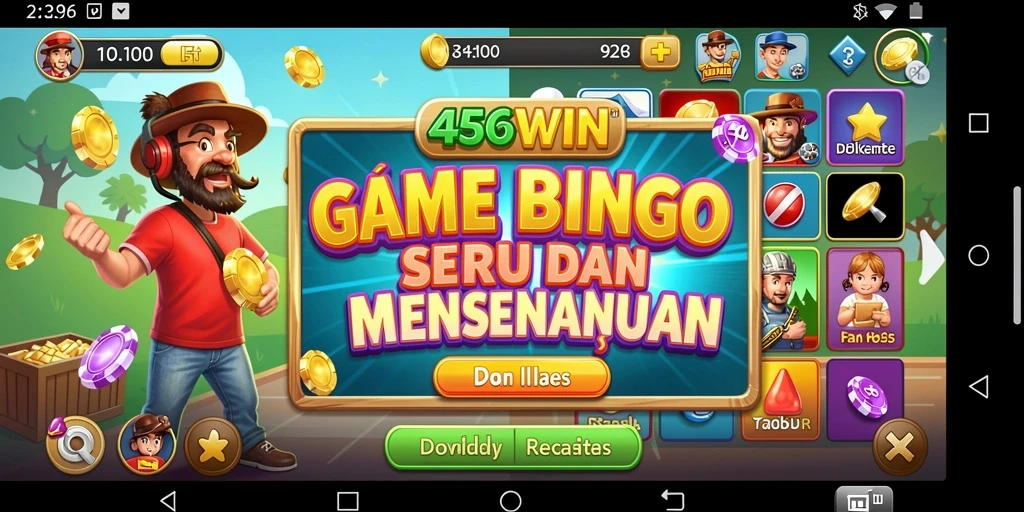 Tampilan menarik dari gameplay Bingo 456WIN yang seru.