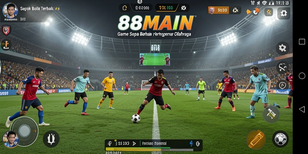 Tampilan gameplay 88MAIN yang menegangkan dan realistis.