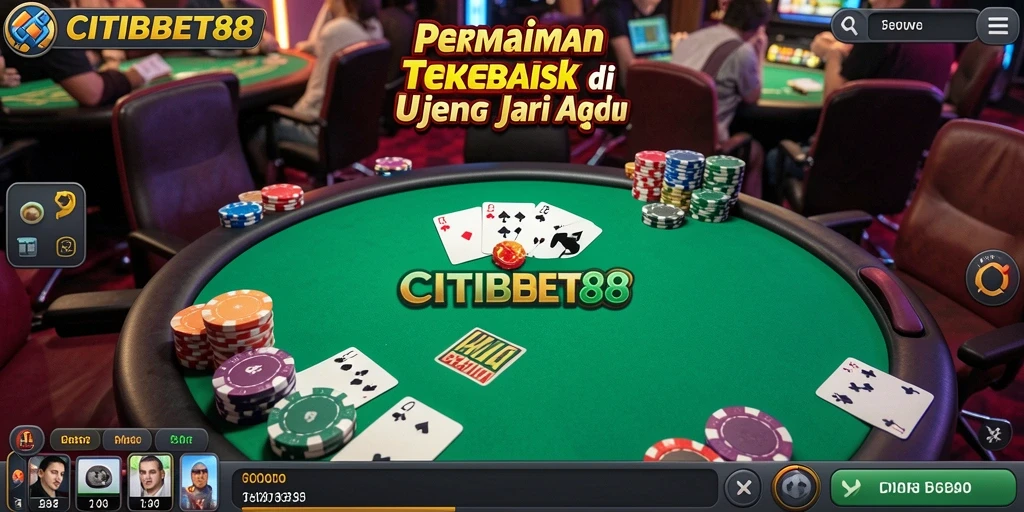 Tampilan gameplay Poker di CITIBET88 yang menarik dan interaktif.