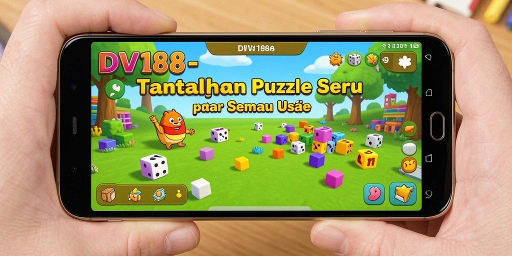 Screenshot gameplay DV188 dengan teka-teki menarik yang menguji logika.