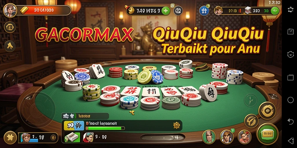 Tampilan gameplay QiuQiu di GACORMAX yang menarik.