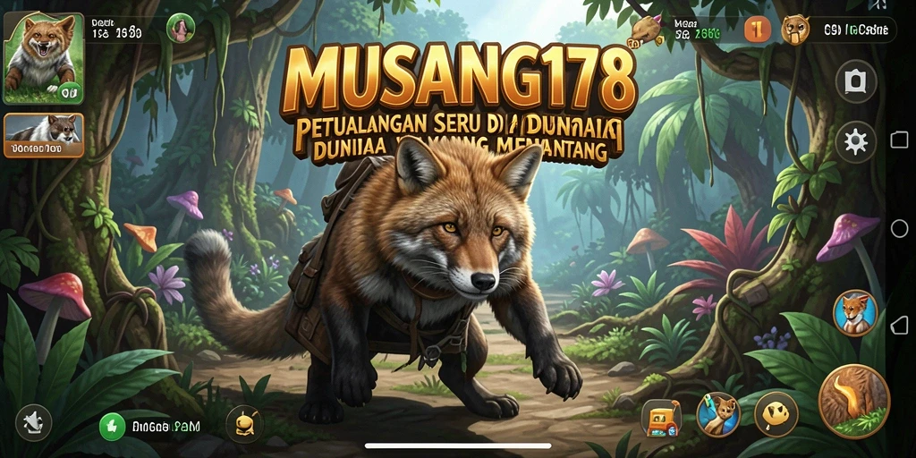 Tampilan gameplay seru dalam dunia petualangan MUSANG178.