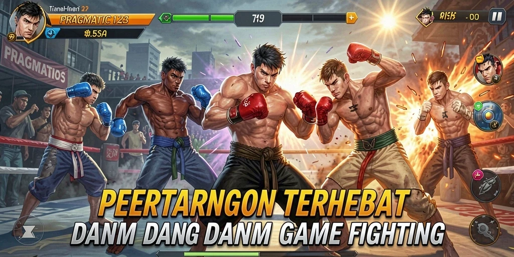 Tampilan seru pertarungan karakter dalam PRAGMATIC123.
