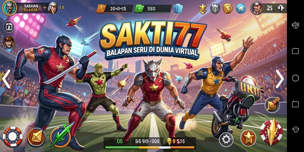 Gameplay SAKTI77 yang memberikan adrenalin tinggi saat balapan.