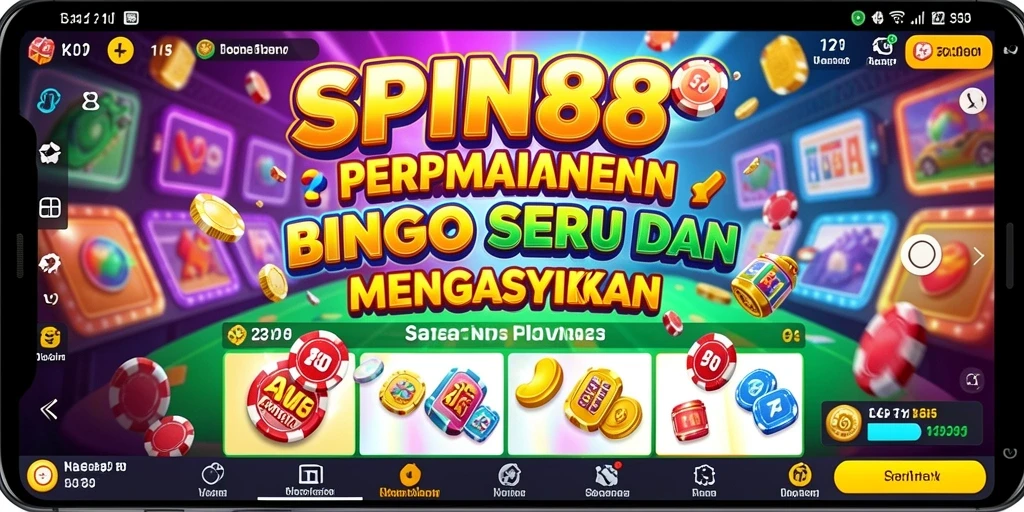 Tampilan seru dari gameplay Bingo di SPIN88 yang menarik perhatian.