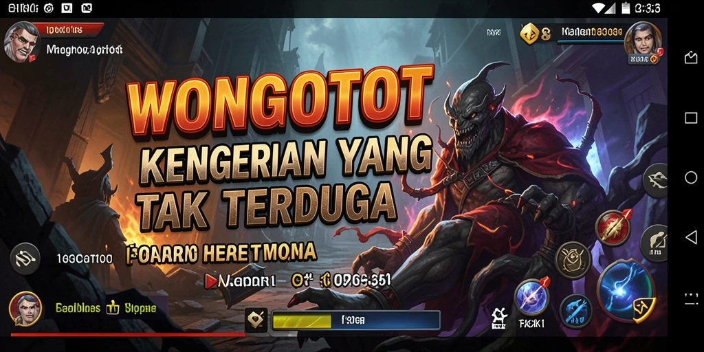 Gambaran gameplay WONGTOTO yang penuh ketegangan dan kengerian.