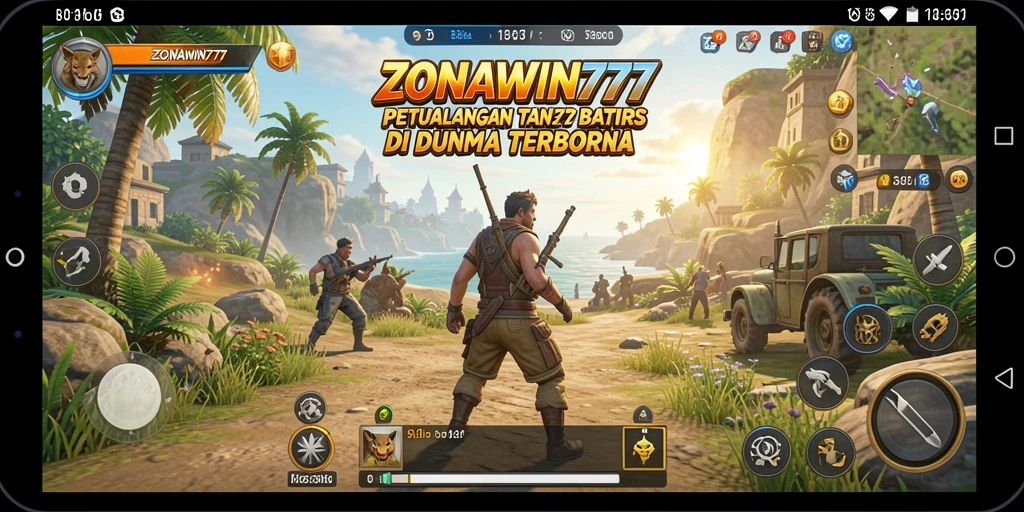 Tampilan gameplay ZONAWIN777 yang mengagumkan di dunia terbuka.
